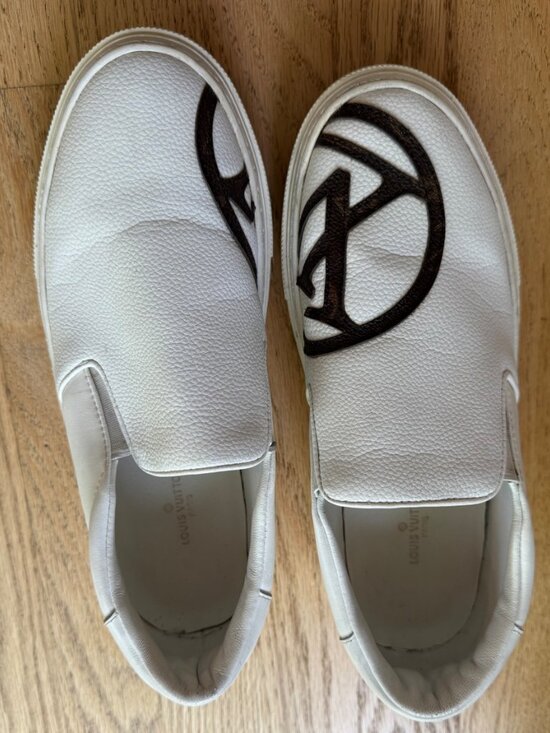 Louis Vuitton Other - Louis Vuitton Frontrow Slip-On Sneakers White LV Monogram Size 41